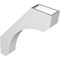 Ekena Millwork 3 1/2-in. W x 18-in. D x 22-in. H Legacy Architectural Grade PVC Knee Brace BRCP035X18X22LEC - alternate 3